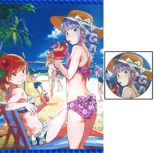 Index & Mikoto's Beach Vacation Ver. B2HD Tapestry A Certain Magical Index III C95 Goods with Benefits Tapestry [USED]