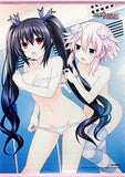 Neptunia & Noir Newly Drawn B2 Tapestry PS4 Soft Super Neptunia RPG Trader Puchase Bonus Tapestry [USED]