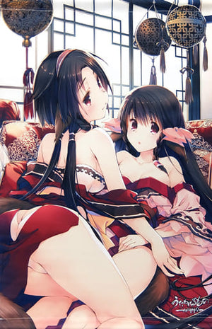 Lulutier & Shis Mitsumi Misato Newly Drawn W Suede B2 Tapestry Utawarerumono: Futari no Hakuoro Tapestry [USED]