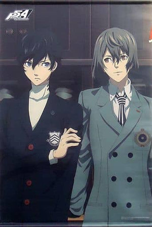 Amamiya Ren & Akechi Goro B2 Tapestry Blu-ray/DVD Persona 5 the Animation HMV Whole Volume Purchase Bonus Tapestry [USED]