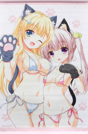 Sylvie & Mina Kiniro Loveriche character1 street 2019 Goods Tapestry [USED]