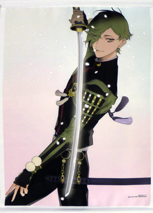 Uguisumaru 2nd Anniversary Celebration Drawing B2 Tapestry Touken Ranbu -ONLINE- Tapestry [USED]