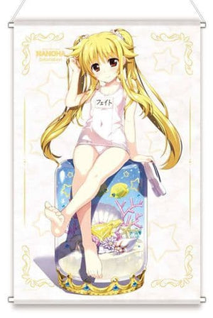 Fate T. Harlaown Almost Life-size Tapestry Snow Dome Magical Girl Lyrical Nanoha Detonation Tapestry [USED]