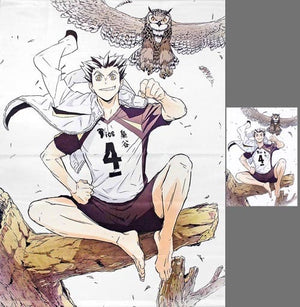 Bokuto Kotaro 100cm Tapestry Haikyu!! 4th Season Jump Festa 2020 Goods Tapestry [USED]