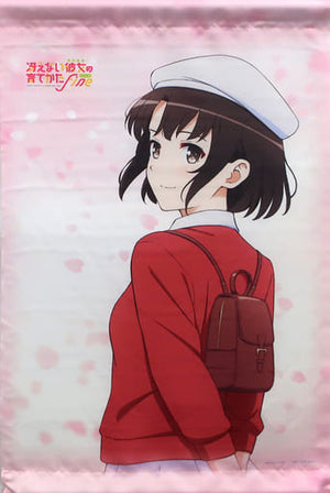 Kato Megumi B3 Tapestry Saekano the Movie: Finale x Xperia Ear Duo Special Package Set ANIPLEX+ Purchase Bonus Tapestry [USED]