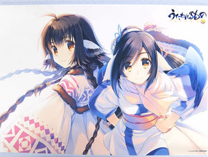 Kuon & Anju W Suede B2 Tapestry Utawarerumono: Itsuwari no Kamen Utawaerumono Illustration Exhibition Goods Tapestry [USED]