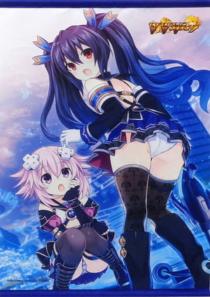 Neptunia & Noir Newly Drawn B2 Tapesty PS4 Soft Neptunia Virtual Stars Trader Purchase Bonus Tapestry [USED]