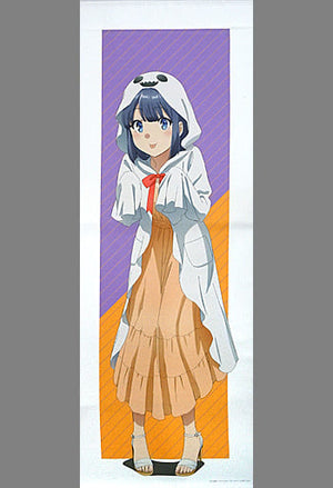 Makinohara Shoko Halloween ver. Newly Drawn Illustration Life-size Tapestry Rascal Does Not Dream of Bunny Girl Senpai Tapestry [USED]