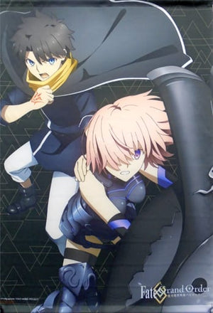 Fujimaru Ritsuka & Mash Kyrielight B2 Tapesty Blu-ray/DVD Fate/Grand Order - Absolute Demonic Front: Babylonia Amazon Whole Volume Puchase Bonus Tapestry [USED]