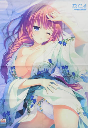 Shirakawa Hiyori Newly Dawn B2 Tapestry PC Soft Da Capo 4 Fortunate Departures Getchuya Purchase Bonus Tapestry [USED]