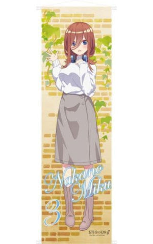 Nakano Miku Newly Drawn Big Tapestry The Quintessential Quintuplets SS Tapestry [USED]