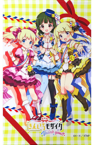 Omiya Shinobu & Alice Cartelet & Kujo Kaen Hara Yui Sensei Newly Drawn B2 Tapestry Kin-iro Mosaic: Thank You!! POP-UP SHOP in Shibuya Mody Tapestry [USED]