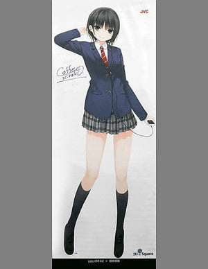 Aoyama Kasumi Life-size Tapestry SOLIDEGE x Coffee Kizoku Eligible Product Purchase Benefits Autographed Tapestry [USED]