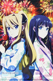 Shiba Miyuki & Isshiki Airi Newly Drawn B2 Tapestry Blu-ray/DVD The Honor Student at Magic High School Animate Whole Volume Puchase Bonus Single Item Tapestry [USED]