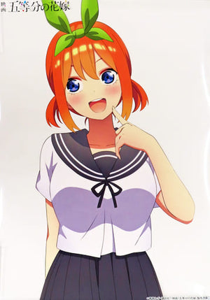 Nakano Yotsuba B2 Clear Tapestry The Quintessential Quintuplets Movie POP UP SHOP Itsutsugo-chan Zenin Tamako Enjimasu! Tapestry [USED]