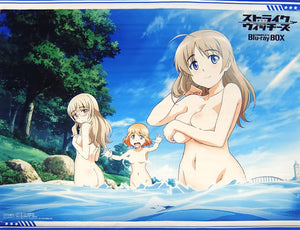 3 Parson B2 Tapestry Strike Witches Complete Blu-ray BOX Toranoana Limited Edition Included Bonus Single item Tapestry [USED]