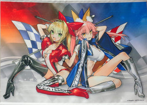 Nero Claudius & Tamamonomae EXTRA Racing B2 Tapestry Fate/Extella: The Umbral Star Fate/Grand Order Fes. 2018 -3rd Anniversary- Goods Tapestry [USED]