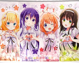 High Scholl Student Group Heart Pose B1 Tapestry Is the Order a Rabbit?? Tapestry [USED]