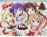 Cocoa & Lize & Chiya & Syaro B2 Tapestry Sweet Cooking Time Is the Order a Rabbit? BLOOM Is the Order a OIOI? In Shibuya Marui Tapestry [USED]