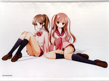 Takakamo Shizuno & Atarashi Ako B2 Tapestry Saki 15th Anniversary Cafe in motto cafe Ikebukuro Branch Tapestry [USED]