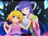 Hojo Satoko & Eua Animation Newly Drawn Illustration Use B2 Tapestry Blu-ray/DVD Higurashi: When They Cry – Sotsu Animate Whole Volume Purchase Bonus Tapestry [USED]