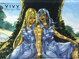 Vivy & Estella B2 Tapestry Blu-ray/DVD Vivy: Fluorite Eye's Song Gamers Whole Volume Purchase Bonus Tapestry [USED]