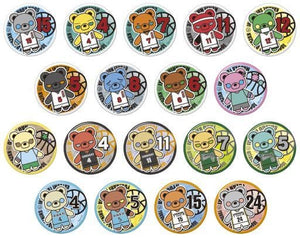 Ahiru no Sora Bear Gurumi Tin Badge Can Badge [USED]