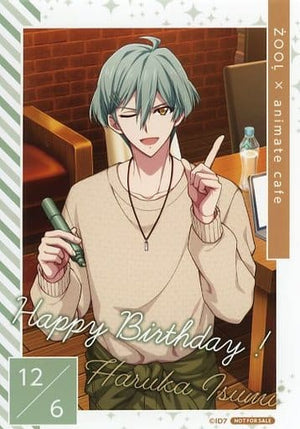 Isumi Haruka IDOLiSH7 Birthday Bromide Present Campaign IDOLiSH7 x animatecafe Photo [USED]