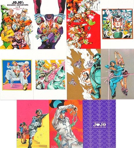 JoJo's Bizarre Adventure Morioh Set A Hirohiko Araki Original Art Exhibition Jojo Exhibition Limited Postcards [USED]