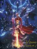 Terao Yuichi Autographed Big Postcard Fate/stay night Unlimited Blade Works Blu-ray Disc Box II ufotable Puchase Bonus Postcards [USED]