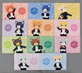 Horizontal Postcard Uta no Prince-sama PRINCE CAT -WINTER HOLIDAY- Purchase Lottery D Prize All 11 Types Set Postcards [USED]