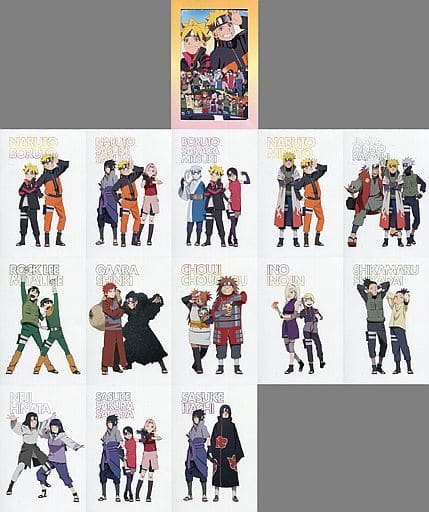 Naruto Uzumaki, etc. NARUTO TO BORUTO The Live 2019 Limited Set of 14 Postcards [USED]