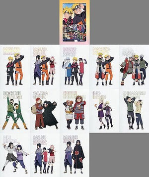 Naruto Uzumaki, etc. NARUTO TO BORUTO The Live 2019 Limited Set of 14 Postcards [USED]