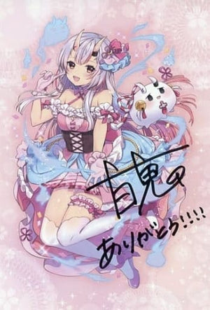 Nakiri Ayame Autographed Postcard Virtual YouTuber Hololive Ayame no Hitotose Bundled Bonus Single Item Postcards [USED]