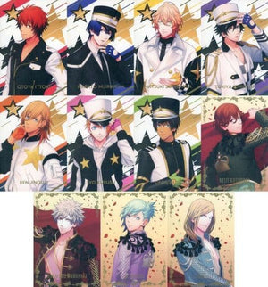 Uta no Prince-sama UTA PRI EXPO -10th Anniversary- Trading A5 Stand Postcard STAR WISH & QUARTET CROWN Ver. All 11 Types Set Postcards [USED]