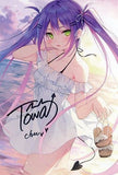 Tokoyami Towa Autographed Postcard Virtual YouTuber Hololive Tokoyami Towa Birthday Commemorative 2020 Goods Set Purchase Bonus Postcards [USED]