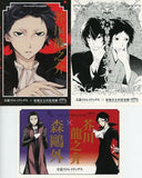 Postcards 3 Set Bungo Stray Dogs x Tabata Bunshi Mura Memorial Museum Postcards [USED]