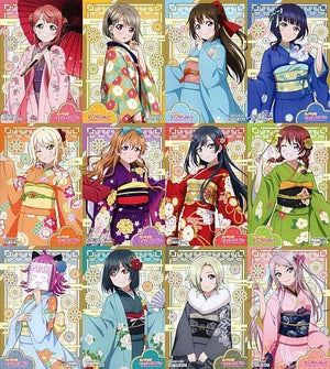 All 12 Types Set Newly Drawn Postcard Nijigasaki Gakuen School Idol Club Love Live! School Idol Festival ALL STARS in Marui Goods Purchase Bonus Postcards [USED]