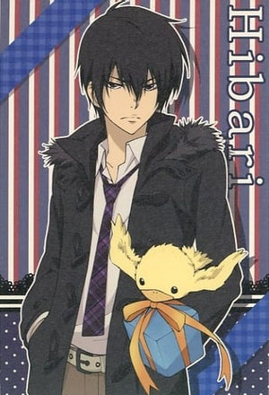 Kyoya Hibari Reborn! Postcard Anime Mobile Livoani Limited Campaign Handout Postcards [USED]