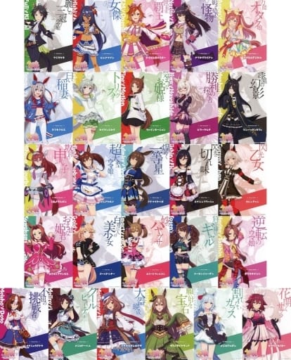 Seiun Sky, etc. Umamusume: Pretty Derby Atre Akihabara Limited Participating Shop Purchase Privilege 2nd All 26 Types Set Postcards [USED]