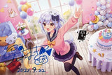 Inuyama Tamaki Himesaki Yuzuru Newly Drawn Autographed Postcard Virtual YouTuber Inuyama Tamaki 3rd Anniversary Voice All Set Bundled Bonus Single Item Postcards [USED]