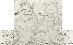 Yuta Okkotsu, etc. Jujutsu Kaisen Postcard Mappa X Tsutaya Theatrical Ver. Big Hit Commemorative Mini Anime Key Frame Exhibition Vol.0 Goods Purchase Benefits All 7 Types Set Postcards [USED]