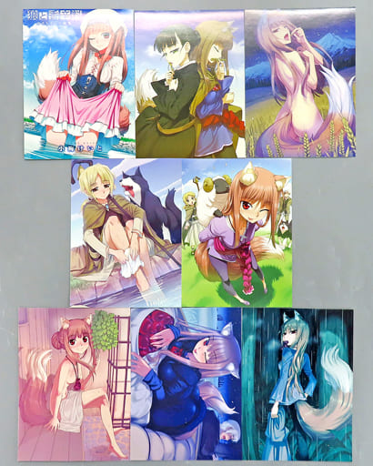 Holo, etc. Spice and Wolf Postcard Art Book Comic Vol.6 Release Commemoration Present Campaign Winning Items Postcards [USED]