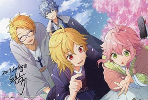 Sena Izumi, etc. Ensemble Stars! Illustration Card Newly Drawn By Sayoichi Comics Volume 3 & Aria January 2017 Issue Linked Gift For All Applicants Postcards [USED]