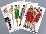 Kaede Rukawa, etc. Slam Dunk Postcard DVD Purchase Privilege Set of 5 Postcards [USED]