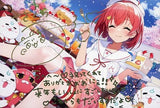 Sakura Miko Vtuber Hololive Autograph & Foil Stamped Reproduction Postcard with Message Newly Drawn by Orudan Birthday Commemoration 2023 Full Set Limited Quantity Ver. Purchase Bonus Postcards [USED]