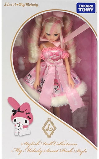 My Melody Sweet Pink Style Licca-Chan X Sanrio Characters Stylish Doll Collection Store Limited Doll [USED]