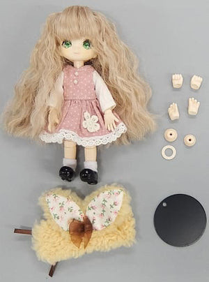 Metty Pink Long Wave One Piece Dolce Original Mini Sweets Doll Doll [USED]