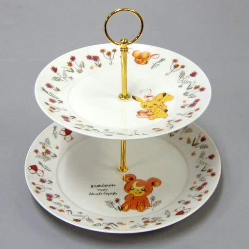 Pikachu, etc. Pokemon Pokemon Meets Karel Capek Cake Stand Pokemon Center Limited Tableware [USED]