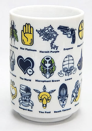 Stand Motif Yunomi JoJo's Bizarre Adventure Part 3 Stardust Crusaders 50th Anniversary Weekly Shonen Jump Exhibition Vol.2 Goods Mug [USED]